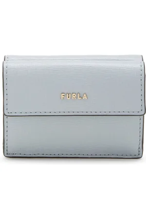 Brandfield Furla Babylon Blauwe Leren Drukknop Portemonnee PCY9UNOHSF000AR300