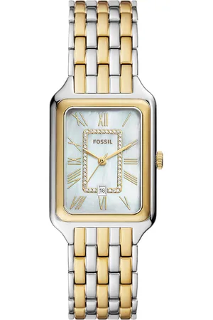 Brandfield Fossil Raquel - dames horloge - goudkleurig met band