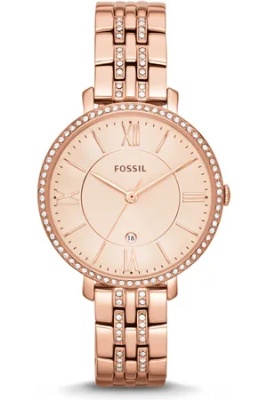 Brandfield Fossil Jacqueline - dames horloge - Roségoudkleurig met band