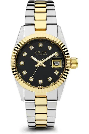 Brandfield VNDX - dames horloge - goudkleurig met band