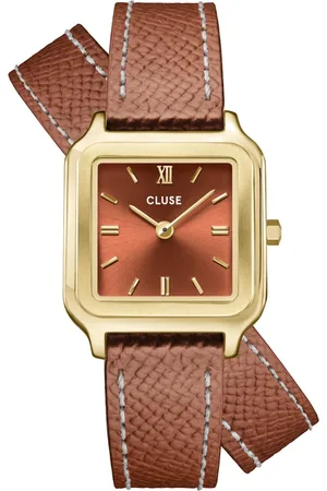 Brandfield Cluse Gracieuse Petite - dames horloge - goudkleurig met band
