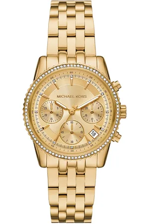 Brandfield Michael Kors - dames horloge - goudkleurig met band