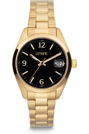 Brandfield Olympic - dames horloge - goudkleurig met band