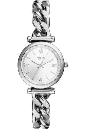 Brandfield Fossil Carlie - dames horloge - zilverkleurig met band