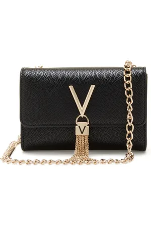 Brandfield Valentino Bags Divina Black & Gold Crossbody Bag VBS1R403GNERO/GOLD
