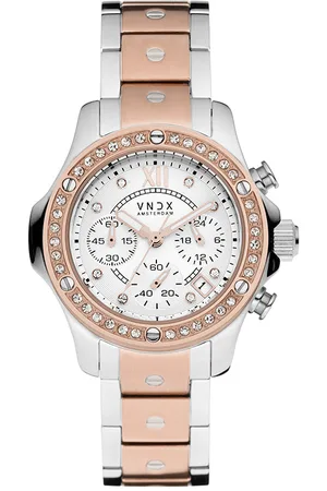 Brandfield VNDX - dames horloge - Roségoudkleurig met band