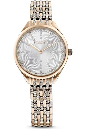 Brandfield Swarovski Attract - dames horloge - goudkleurig met band