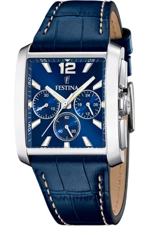 Brandfield Festina Timeless Chrono - heren horloge - Grijs met band