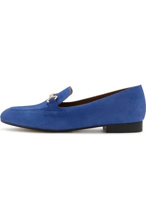 Brandfield Isabel Bernard Vendôme Fleur Blauwe Suède Loafers IB51100-147