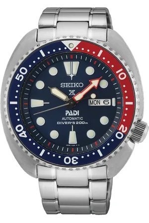 Brandfield Seiko - heren horloge - zilverkleurig met band
