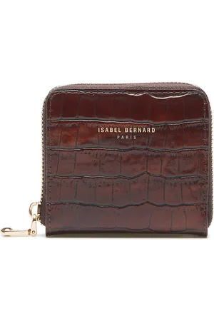 Brandfield Isabel Bernard Honoré Jules Croco Bruine Ritsportemonnee IB23106
