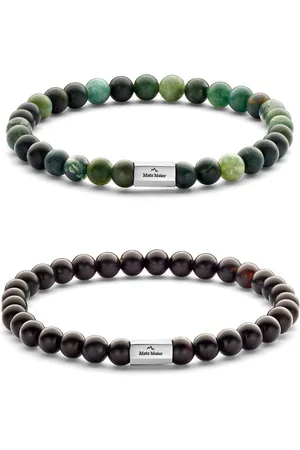 Brandfield Mats Meier - heren Armband - Zwart & Groen