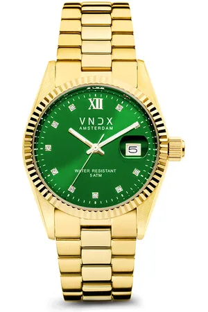 Brandfield VNDX - dames horloge - goudkleurig met band