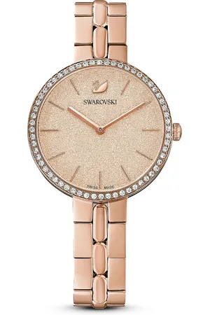 Brandfield Swarovski Cosmopolitan - dames horloge - Roségoudkleurig met band