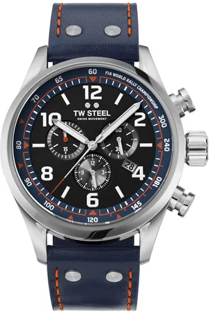 Brandfield TW Steel Volante - heren horloge - zilverkleurig met band