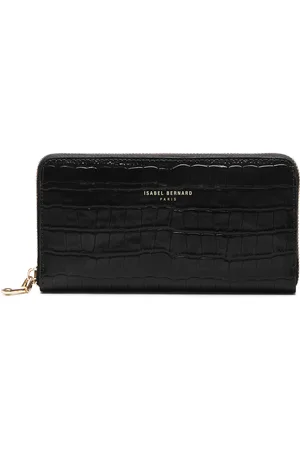 Brandfield Isabel Bernard Honoré Léa Zwarte Croco Ritsportemonnee IB23007