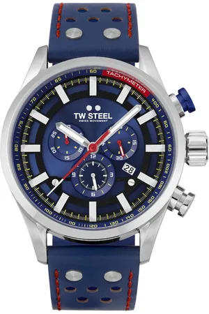 Brandfield TW Steel Volante - heren horloge - zilverkleurig met band