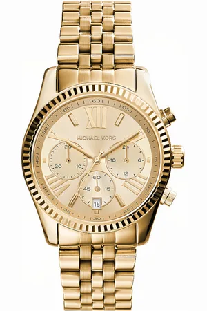 Brandfield Michael Kors Lexington - dames horloge - goudkleurig met band