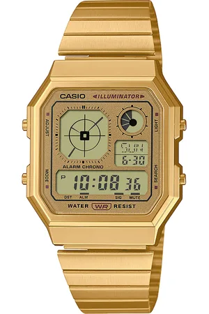 Brandfield Casio - Unisex horloge - goudkleurig met band