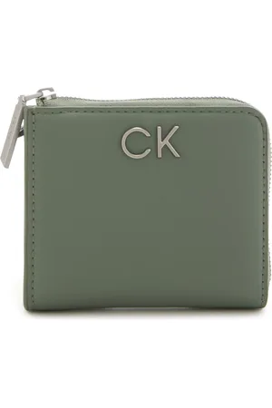Brandfield Calvin Klein Re-Lock Groene Ritsportemonnee K60K611097LKG