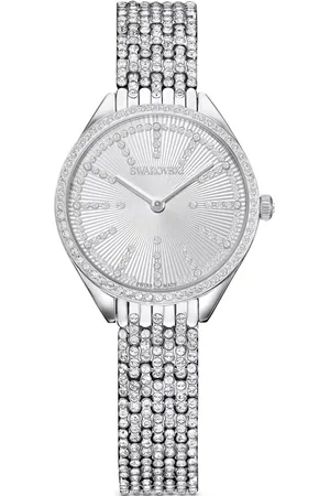 Brandfield Swarovski Attract - dames horloge - zilverkleurig met band