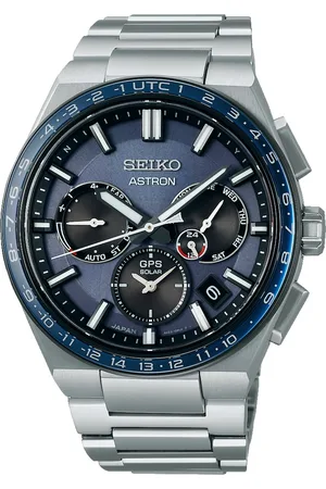 Brandfield Seiko - heren horloge - zilverkleurig met band