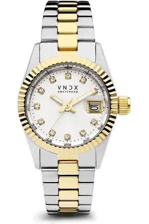 Brandfield VNDX - dames horloge - goudkleurig met band
