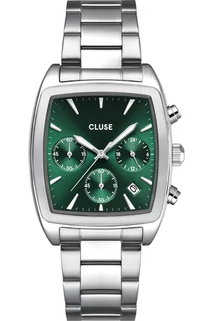 Brandfield Cluse - heren horloge - zilverkleurig met band