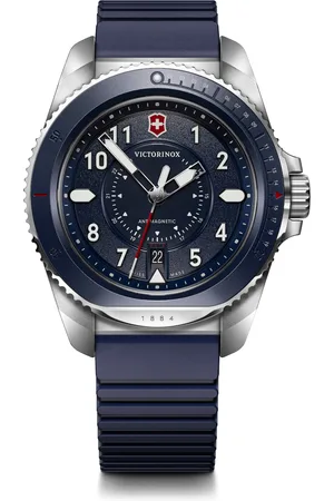 Brandfield Victorinox - heren horloge - zilverkleurig met band