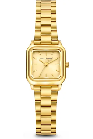 Brandfield Violet Hamden Dawn - dames horloge - goudkleurig met band