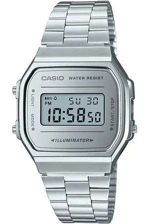Brandfield Casio Retro - Unisex horloge - zilverkleurig met band