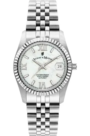 Brandfield Jacques du Manoir Inspiration - dames horloge - zilverkleurig met band