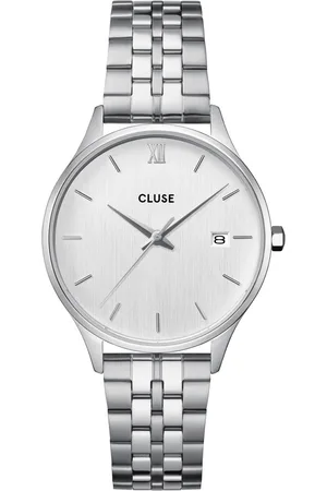 Brandfield Cluse - dames horloge - zilverkleurig met band