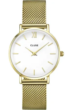 Brandfield Cluse Minuit - dames horloge - goudkleurig met band