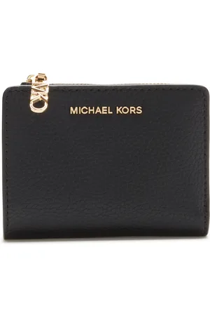 Brandfield Michael Kors Empire Zwarte Leren Drukknop Portemonnee 32S4G8ED7L-001