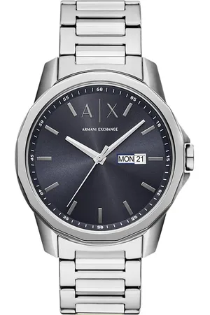 Brandfield Armani Exchange - heren horloge - zilverkleurig met band