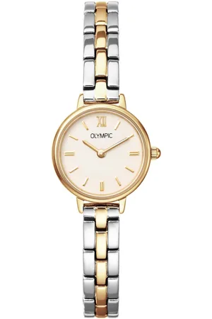 Brandfield Olympic - dames horloge - zilverkleurig met band