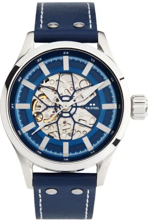 Brandfield TW Steel - heren horloge - zilverkleurig met band