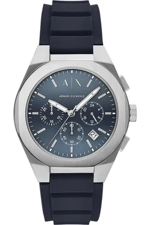 Brandfield Armani Exchange - heren horloge - zilverkleurig met band