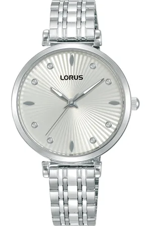 Brandfield Lorus - dames horloge - zilverkleurig met band