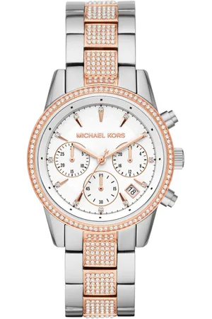 Brandfield Michael Kors Ritz - dames horloge - zilverkleurig met band