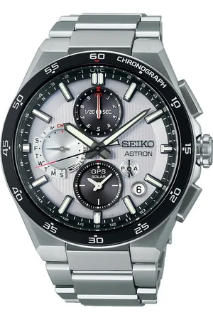 Brandfield Seiko - heren horloge - zilverkleurig met band
