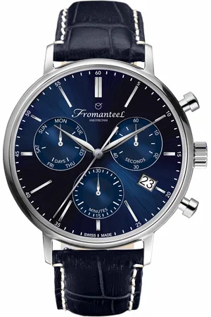 Brandfield Fromanteel Generations - heren horloge - zilverkleurig met band
