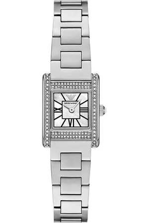 Brandfield Emporio Armani - dames horloge - zilverkleurig met band