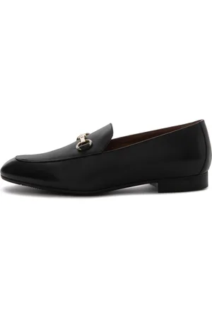 Brandfield Isabel Bernard Vendôme Fleur Zwarte Leren Loafers van Kalfsleer IB51000-01
