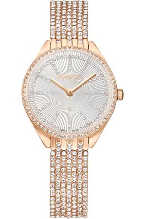 Brandfield Swarovski Attract - dames horloge - Roségoudkleurig met band