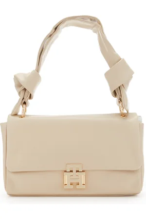 Brandfield Tommy Hilfiger Pushlock - dames Handtas van leer