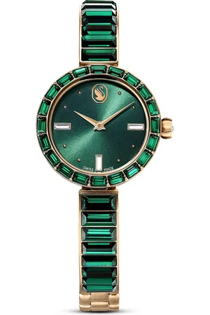 Brandfield Swarovski - dames horloge - goudkleurig met band