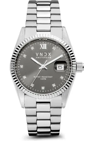 Brandfield VNDX - dames horloge - zilverkleurig met band