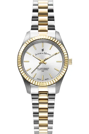 Brandfield Jacques du Manoir - dames horloge - goudkleurig met band